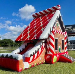 GingerBread Bounce House and Slide Combo