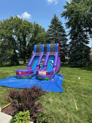 15Ft20Double20Slide20Backyard 1748367173 15' Tropical Purple Double Slide - Wet Pricing
