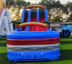 Photo 2025 03 18 20 02 12 2 1748367760 19' Tropical Blue Double Lane Water Slide - Wet Pricing