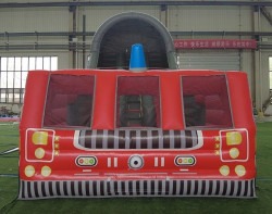 C2C00330 9495 4A4C 9C18 4D03Cf1142Cf 1748367662 18' Double Lane Firetruck Slide (2025) - Dry Only Pricing